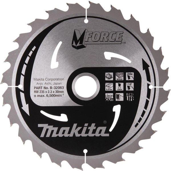 Makita MFORCE Circular Saw Blade for Wood Cutting
