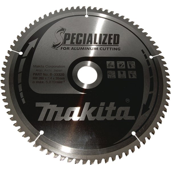 Makita SPECIALIZED Circular Saw Blade for Aluminium Cutting
