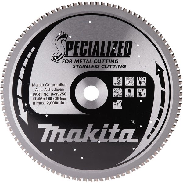 Makita SPECIALIZED Circular Saw Blade for Stainless Steel Cutting