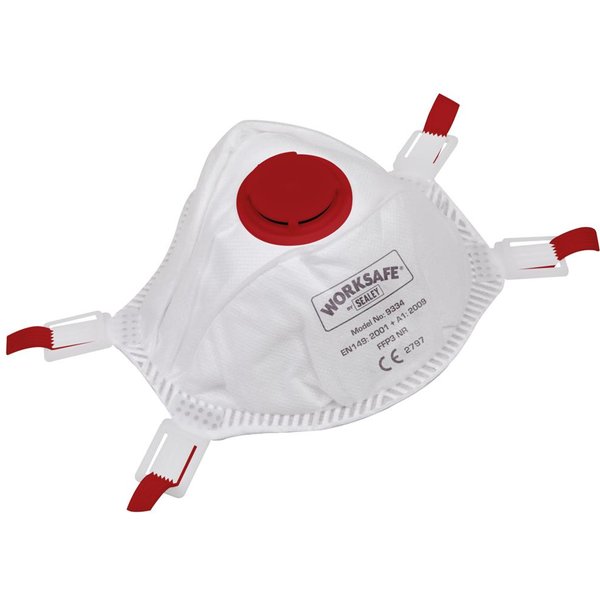 Sealey Valved FFP3 Disposable Dust Masks