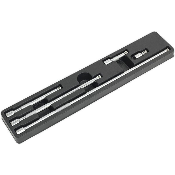 Sealey 5 Piece 3/8" Drive Socket Extension Bar Set 3/8"