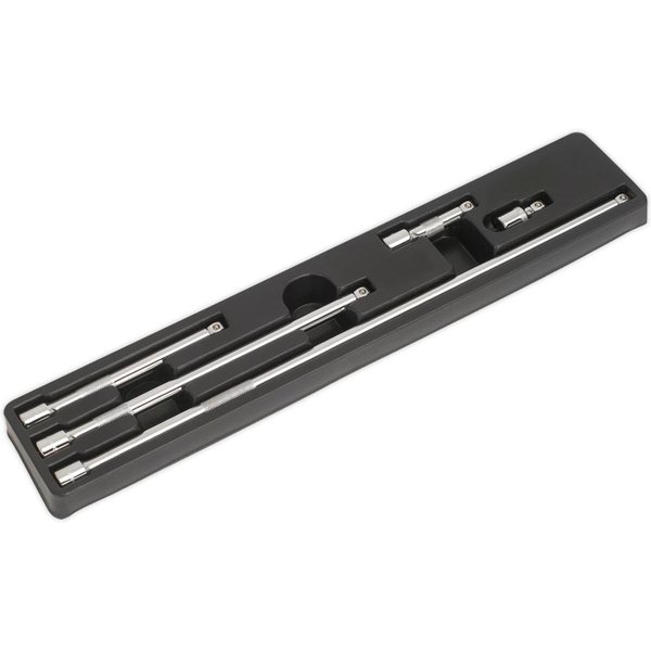 Sealey 5 Piece 3/8" Drive Wobble Extension Bar Set 3/8"