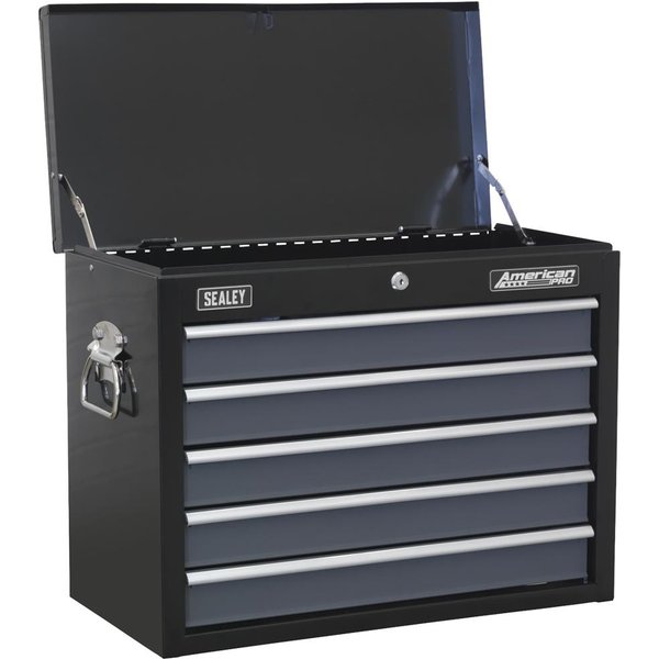 Sealey American Pro 5 Drawer Tool Chest Black / Grey