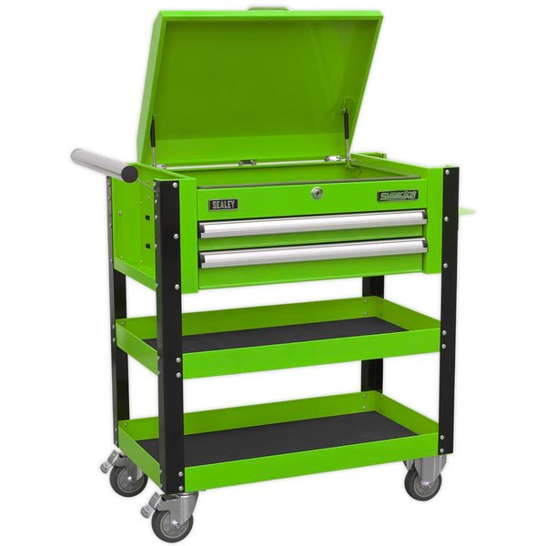 Sealey 2 Drawer Heavy Duty Mobile Tool and Parts Trolley