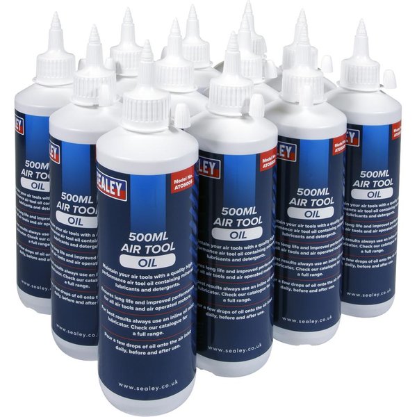 Sealey Air Tool Oil Pack of 12