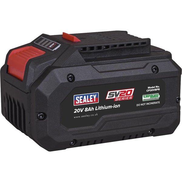 Sealey CP20VBP8 20v SV20 Cordless Li-ion Power Tool Battery 8ah