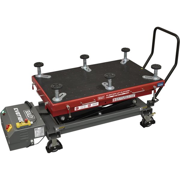 Sealey High Lift EV Battery Lift / Hydraulic Platform Truck 1200kg