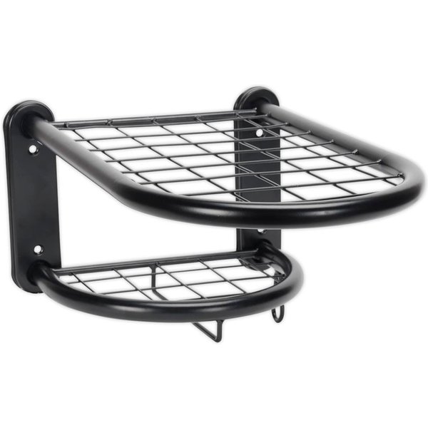 Sealey Wall Mount Motorcycle Helmet and Gear Shelf
