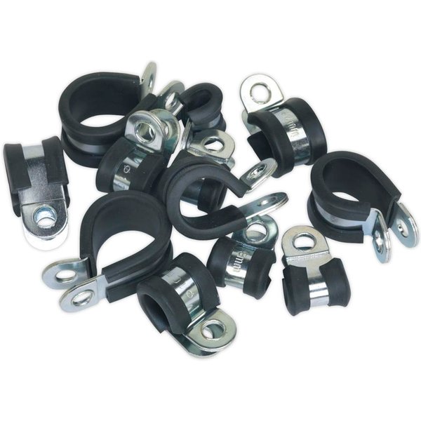 Sealey 60 Piece Rubber Lined P Clip Assortment