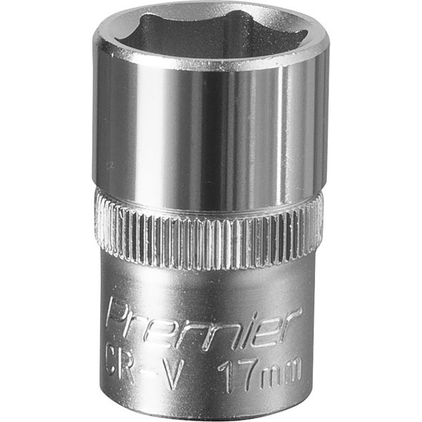 Sealey 1/2" Drive Hexagon WallDrive Socket Metric