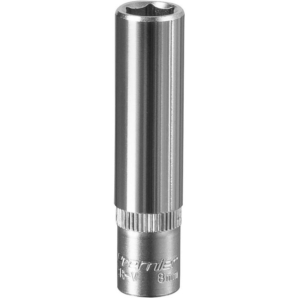 Sealey 1/4" Drive Deep Hexagon WallDrive Socket Metric 1/4" 8mm
