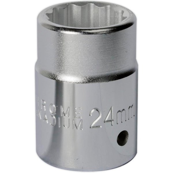 Sealey 3/4" Drive Bi Hexagon WallDrive Socket Metric 3/4" 24mm