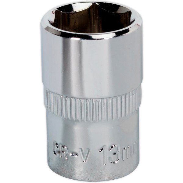 Sealey 3/8" Drive Hexagon WallDrive Socket Metric 3/8" 13mm
