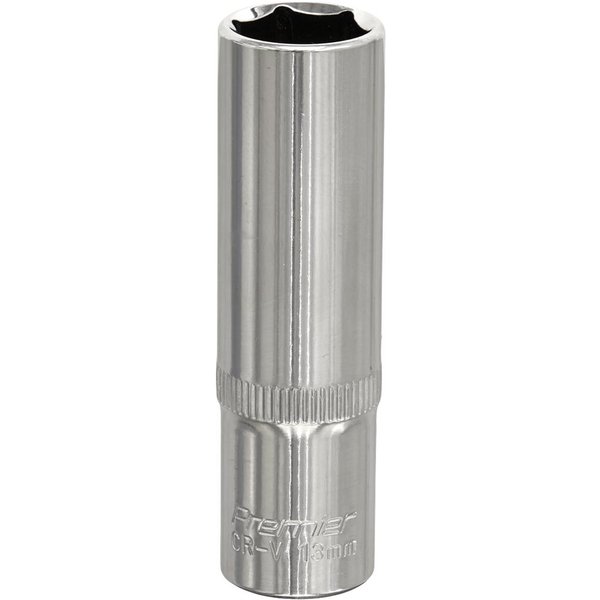 Sealey 3/8" Drive Polished Deep Hexagon WallDrive Socket Metric