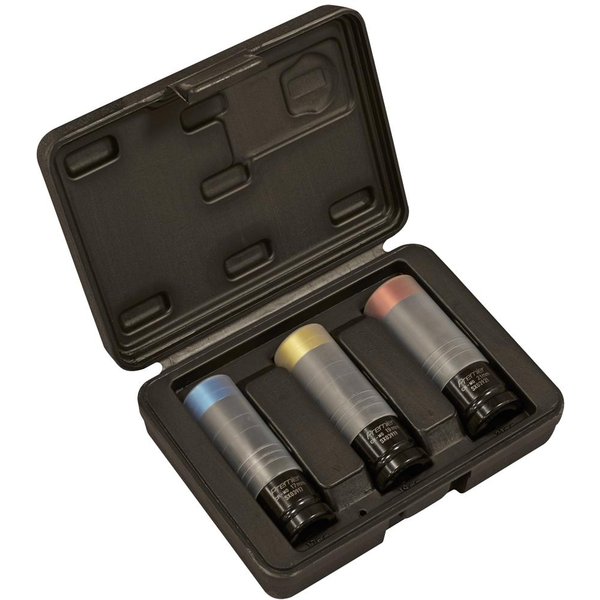 Sealey 3 Piece 1/2" Drive Ultra Power Impact Socket Set for Alloy Wheels