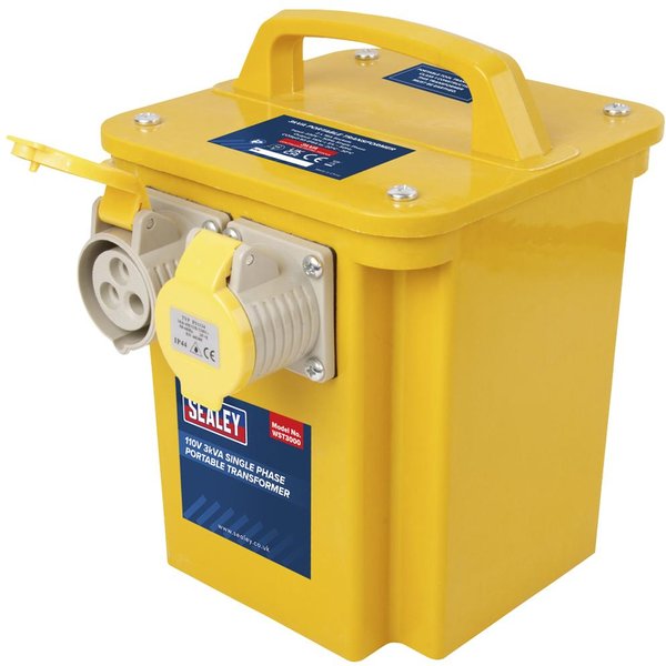 Sealey Portable Site Transformer 240v to 110v 3Kva