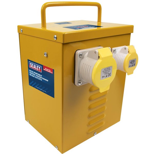 Sealey Portable Vented Site Transformer 240v to 110v 5Kva