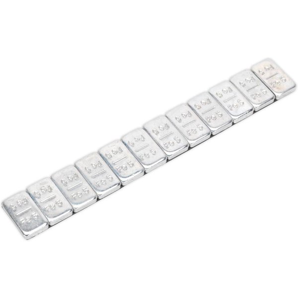 Sealey 5G Adhesive Zinc Plated Steel Wheel Weight Strips
