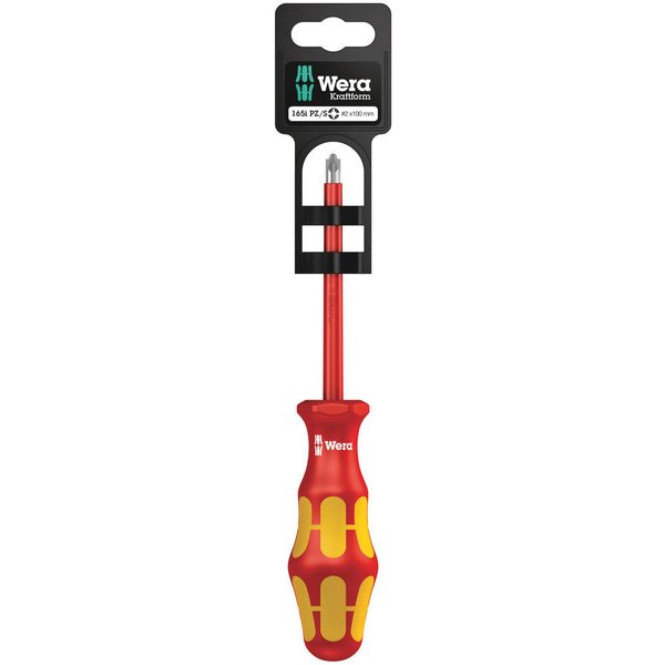 Wera 1165 i PZ/S SB VDE Kraftform Plus Pozi/Slotted Screwdriver
