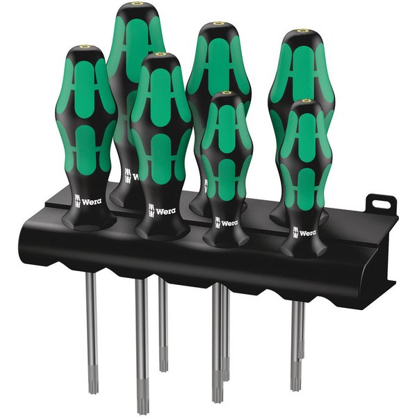 Wera 7 Piece Kraftform Plus 367/7HF Torx Screwdriver Set