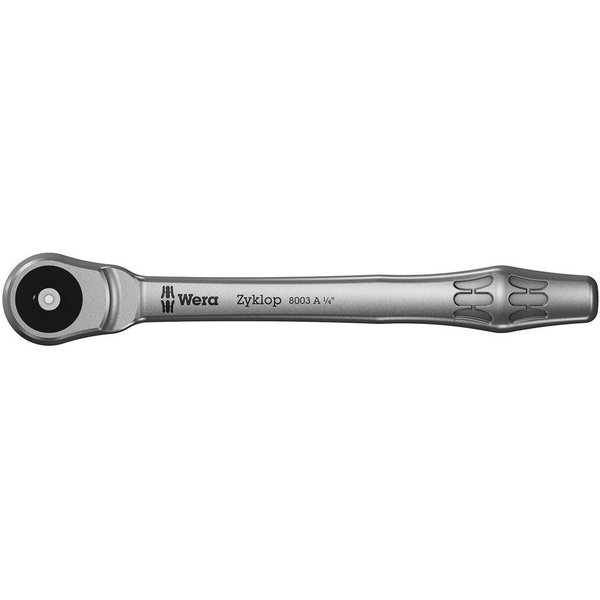 Wera 8003 A Zyklop 1/4" Drive Push Through Fine Tooth Ratchet 1/4"