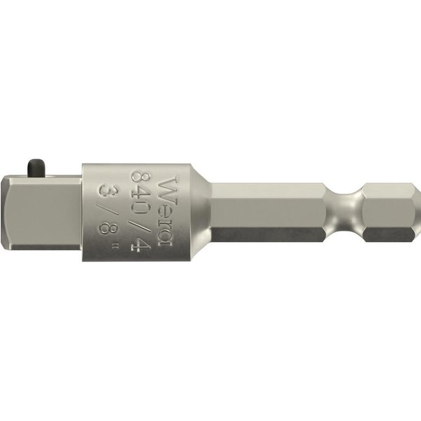 Wera 1/4" Hex Shank Socket Adaptor 50mm 3/8"