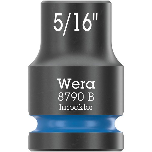 Wera 8790 B Zyklop 3/8" Drive Hexagon Impaktor Socket Imperial 3/8" 5/16"