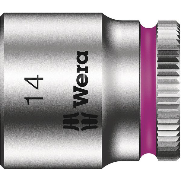 Wera 8790 HMA Zyklop 1/4" Drive Hexagon Socket Metric