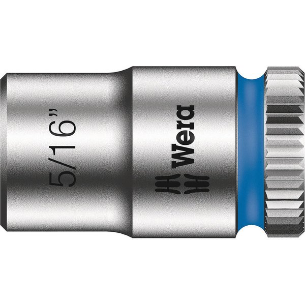 Wera 8790 HMA Zyklop 1/4" Drive Hexagon Socket Imperial