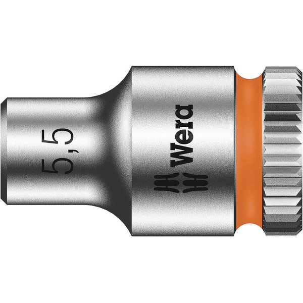 Wera 8790 HMA Zyklop 1/4" Drive Hexagon Socket Metric