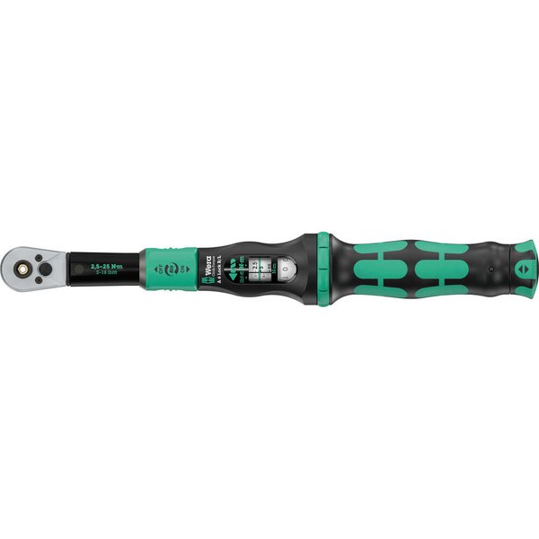 Wera Click Torque Lock A 6 Right / Left Torque Wrench 1/4" 2.5Nm - 25Nm