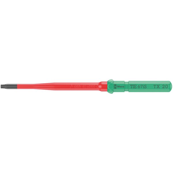 Wera Kraftform Kompakt 67 iS VDE Insulated Slim Torx Screwdriver Blade