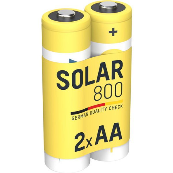 ANSMANN 5035513 NiMH-Akku Mignon AA, SOLAR, 800mAh, 2er-Pack