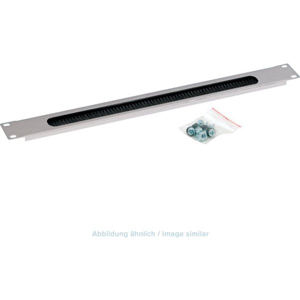 TRITON Rack-Blende mit Bürste für Kabeldurchführung