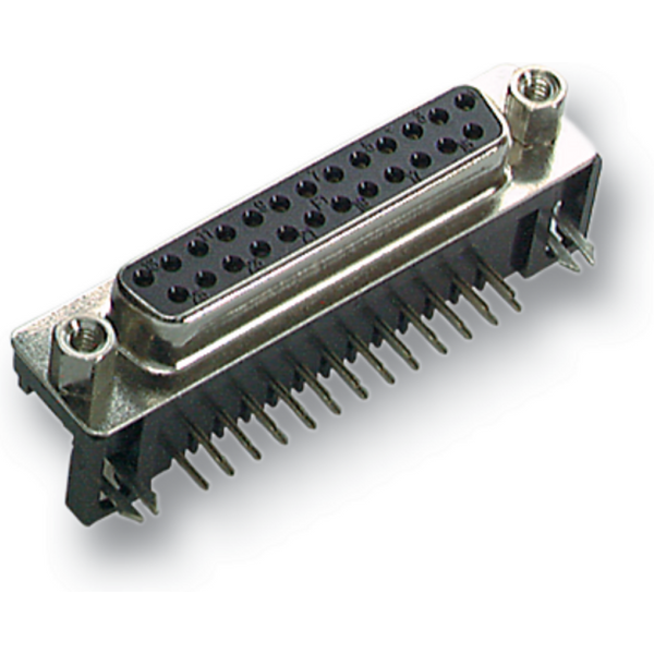 Serielle und Paralelle Kabel und Adapter DSub Buchse 7.2 mm, 90° abgewinkelt, USA, EDF 09A-KGT2 - 1 VPE = 90 St�ck