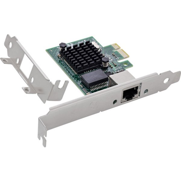 InLine® Gigabit PCIe Netzwerkkarte, RJ45, Low-Profile