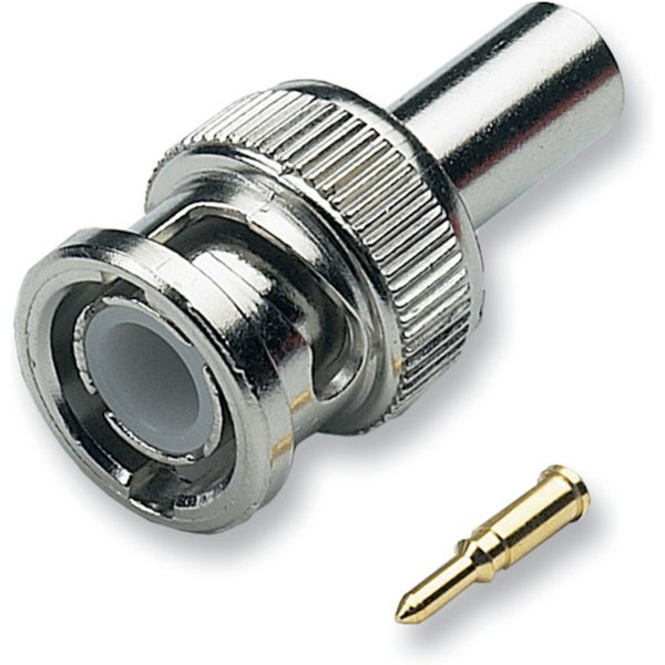 Serielle und Paralelle Kabel und Adapter BNC-Crimpstecker gerade RG179B/U 75 Ohm, - 1 VPE = 100 St�ck
