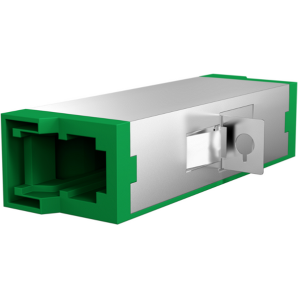 Glasfaser Kupplungen R&M Kupplung E2000?/APC Simplex OS2 grün, Grade C - 1 VPE = 12 St�ck