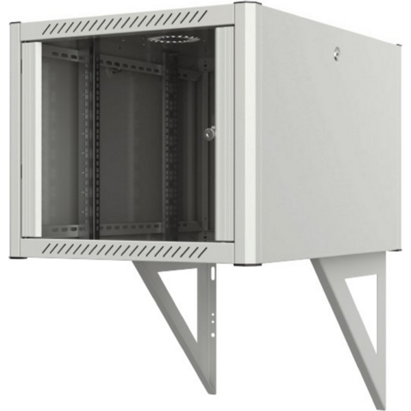 Stützelement für Wandgehäuse Tiefe 800mm, RAL 9005, 2er Set