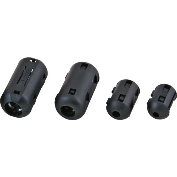 Serielle und Paralelle Kabel und Adapter Ferrit-Ringkern 9,5mm, schwarz, rund, - 1 VPE = 56 St�ck
