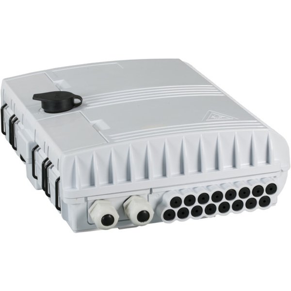 FTTH FTTH IP65 Anschlussbox für 32 Fasern,16 Kupplungen, und Faserüberlängenaufnahme - 1 VPE = 10 St�ck