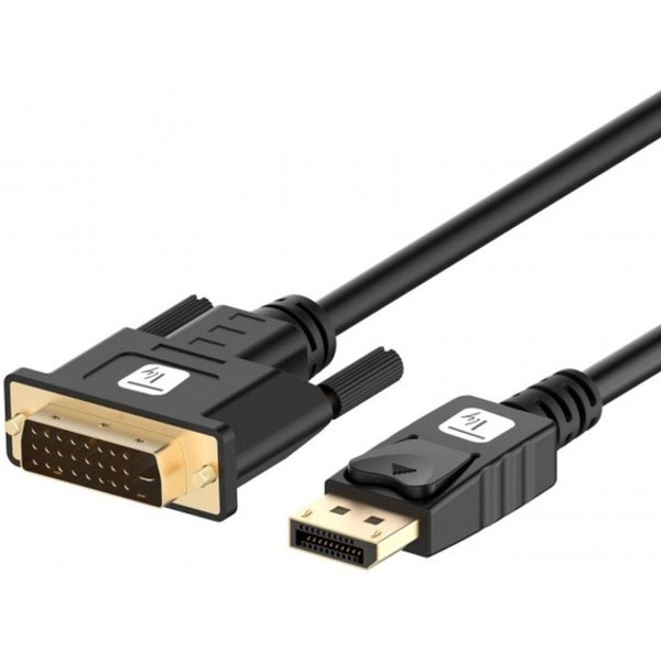 DisplayPort 1.2 auf DVI Kabel, Full HD, passiv, schwarz, 2 m