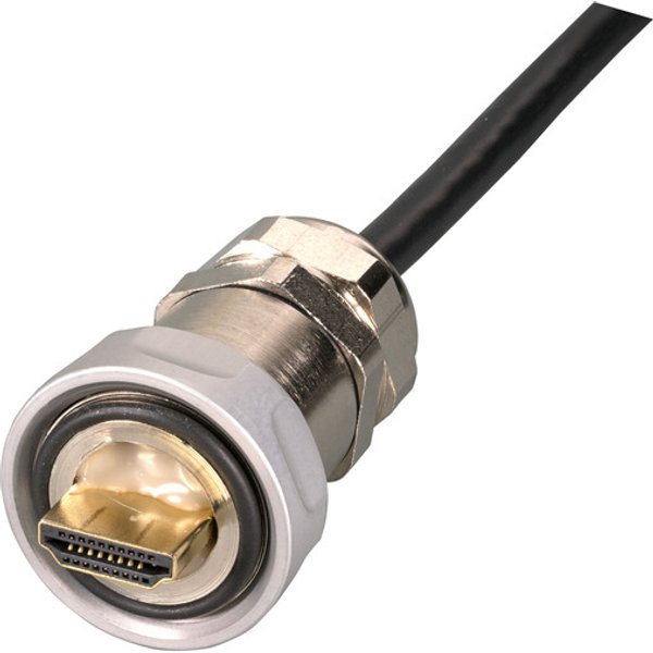 IP67 Kabelverschraubung, M25, HDMI, Stecker Typ-A auf Stecker Typ-A, 1,0m