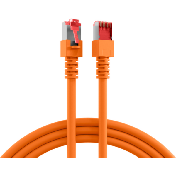 Patchkabel RJ45 Patchkabel Cat.6 S/FTP LSZH, orange 0,5m - 1 VPE = 10 St�ck