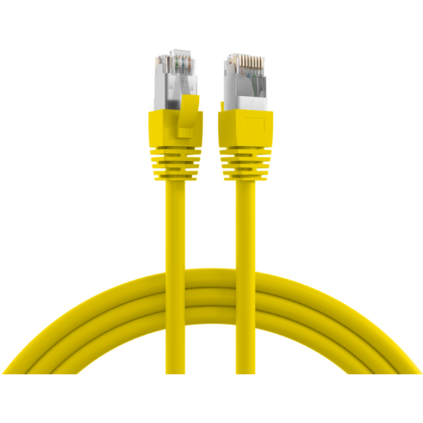 RJ45 Patchkabel Cat.8.1 S/FTP LSZH, BC gelb 10m