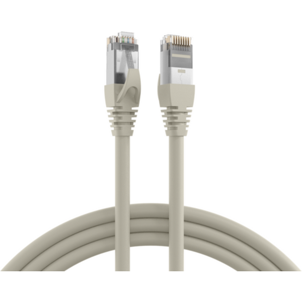 Patchkabel RJ45 Patchkabel Cat.6A S/FTP PVC, UL grau 60m - 1 VPE = 5 St�ck