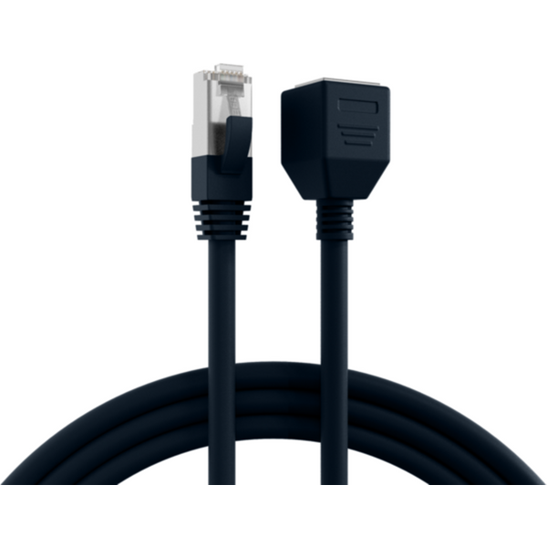 Patchkabel RJ45 Patchkabelverl. Cat.6A S/FTP LSZH, AWG26 schwarz 3m - 1 VPE = 10 St�ck