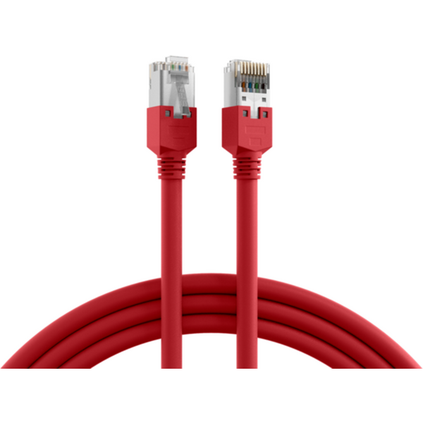 Patchkabel RJ45 Patchkabel Cat.5e SF/UTP LSZH, Draka UC300 TM11 rot 1m - 1 VPE = 5 St�ck