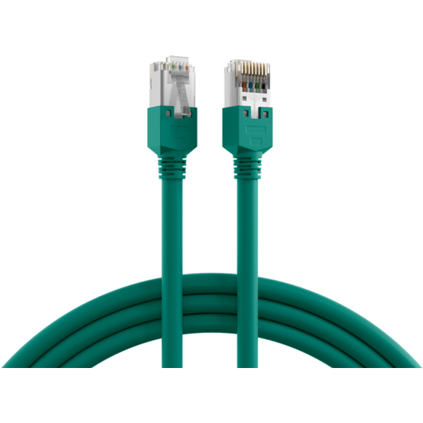 RJ45 Patchkabel Cat.5e SF/UTP LSZH, Draka UC300 TM11 grün 20m