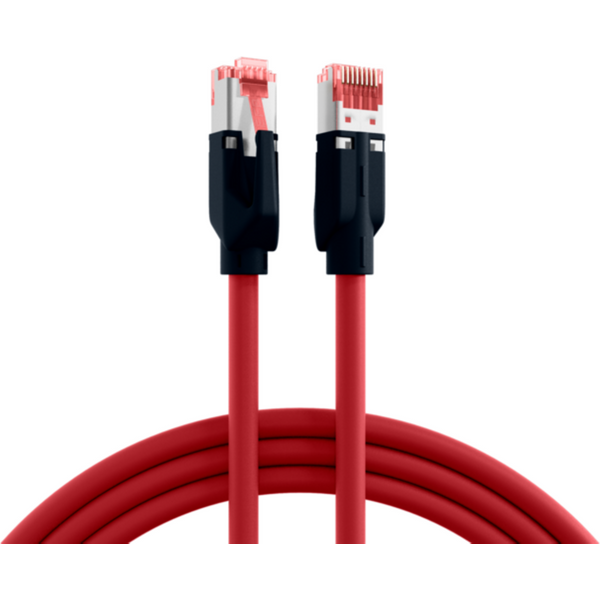Patchkabel RJ45 Patchkabel Cat.6A S/FTP PUR, Draka UC900 TM21 rot 10m - 1 VPE = 5 St�ck